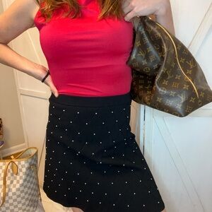 Sassy Sandro Pearl Knit Skirt